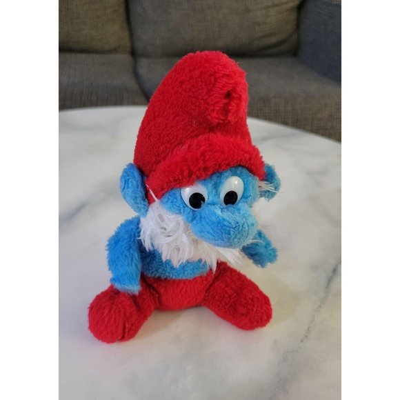 Vintage Papa Smurf Plush - Picture 2 of 5